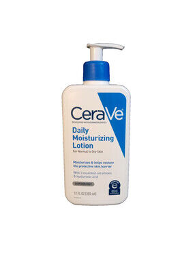 CeraVe Daily Moisturizing Lotion Normal To Dry Skin Lightweight Oil Free 12 Oz
